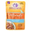 Wellness Pet Products Cat Food - Morsels With Turkey And Duck In Savory Sauce - Case Of 24 - 3 Oz.