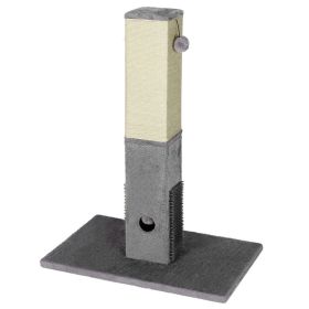 31 Inch Tall Cat Scratching Post Claw Scratcher with Sisal Rope and 2 plush Ball