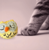 Artisan Catnip Toy | Yolk the Sleepy Owl – A Winter Chunkle Chunk Infused with ⊹˚ Miracle Nip ˚⊹ Botanicals for Cats – Weighted