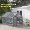 Outdoor Cat Enclosure with Condos, Canopy, Suspension Bridges, Platforms & Multiple Doors for 3-6 Cats, Gray