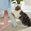 47.3'' Multi-Level Cat Tower Flower Cat Tree with Sisal-Covered Scratching Posts, Cozy Cat Condo