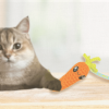 Handmade Catnip Toy | Lulu the Carrot – A Harvest Chunkle Puff Infused with Miracle Nip Botanicals