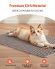 VEVOR Cat Litter Mat, 30 x 24 in, Double-Layer Litter Box Mat, Non-Slip & Urine-Proof Litter-Trapping Mats for Indoor Cats, Honeycomb Design