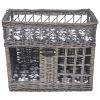 Cat House Gray Willow Small Lightweight Cat House Square