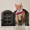 Interior Cat Door; No-Flap Cat Door for Interior Door;  Suitable for Any Door; Cat Door Indoor Door for Cats Up to 20 lbs; No Noise cat Door; Easy DIY