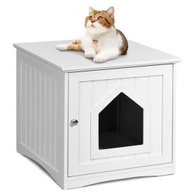 1PC Side table Nightstand Weatherproof Multi-function Cat House