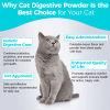 Cat Digestive Powder Natural Digestive Health Support for Cats