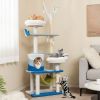 1PC Multi-level Cat Tower with Sisal Covered Scratching Posts