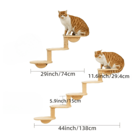 Three-tier Cat Ladder And Five-tier Cat Ladder (Option: Three layers)
