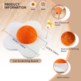 Three-in-one Cat Scratcher, Space-saving Design, Durable Material, Comfortable Claw Grinding Experience, Multi-functional Integration To Meet The (Option: M)