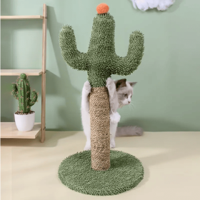 Cat Furniture, Beautiful Interactive Cactus Cat Toy, Suitable For Indoor Cats - Fun Pet Supplies, Perfect For Play And Exercise (Color: Green)