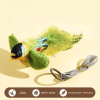 Interactive Cat Toy - Indoor Cat with Catnip Interactive Chirp Bird Teaser - Cat Teasing Artifact - Bird Feathers and Sound Attracting Kitten Artifact
