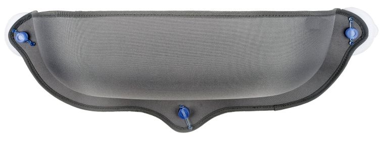 Pet Life 'Gravity-Lounge' Suction Cup Kitty Cat Lounger and Bed (Color: Grey)