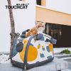 Touchcat 'Tote-Tails' Designer Airline Approved Collapsible Cat Carrier
